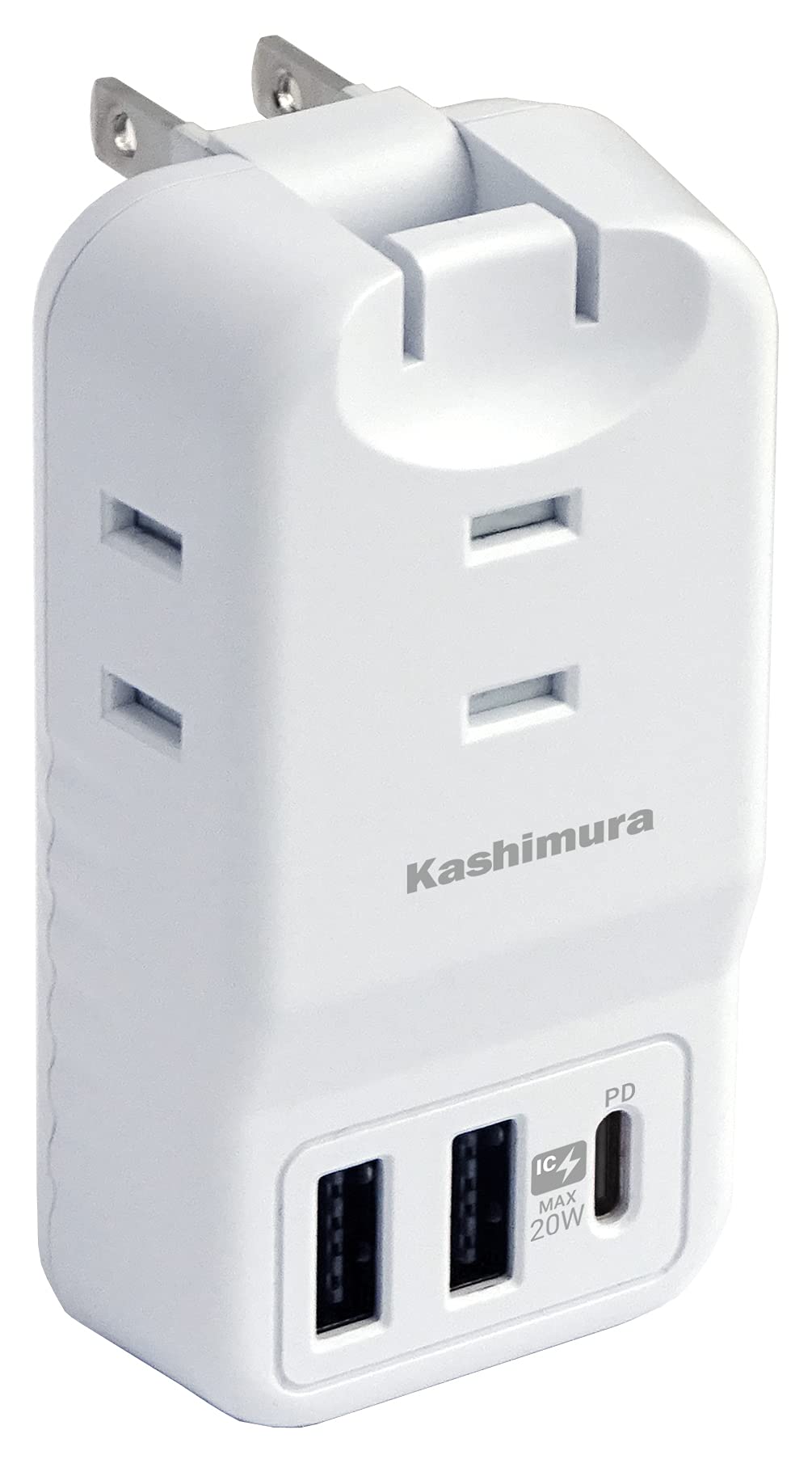 Kashimura 3 outlets - USB-A 2 outlets USB-C 1 outlet 20WPD automatic identification white reversible USB 100-240V compatible NAC-035
Kashimura 3 outlets - USB-A 2 outlets USB-C 1 outlet 20WPD automatic identification white reversible USB 100-240V compatible NAC-035