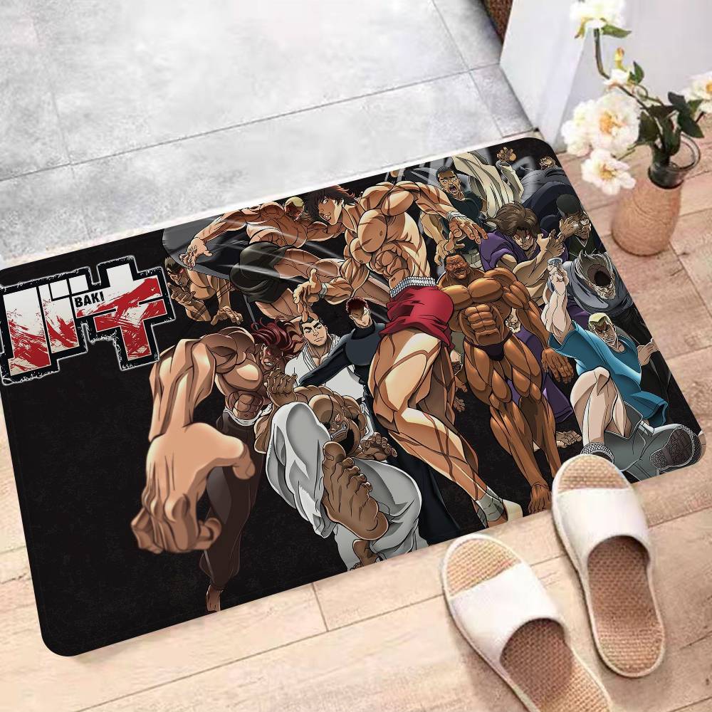 Anime Baki The Grappler Anti-Slip Kitchen Mat for Kids Room Bedroom Decoration Non-Skid Doormat Living Room Alfombra 40x60 cm
Anime Baki The Grappler Anti-Slip Kitchen Mat for Kids Room Bedroom Decoration Non-Skid Doormat Living Room Alfombra 40x60 cm