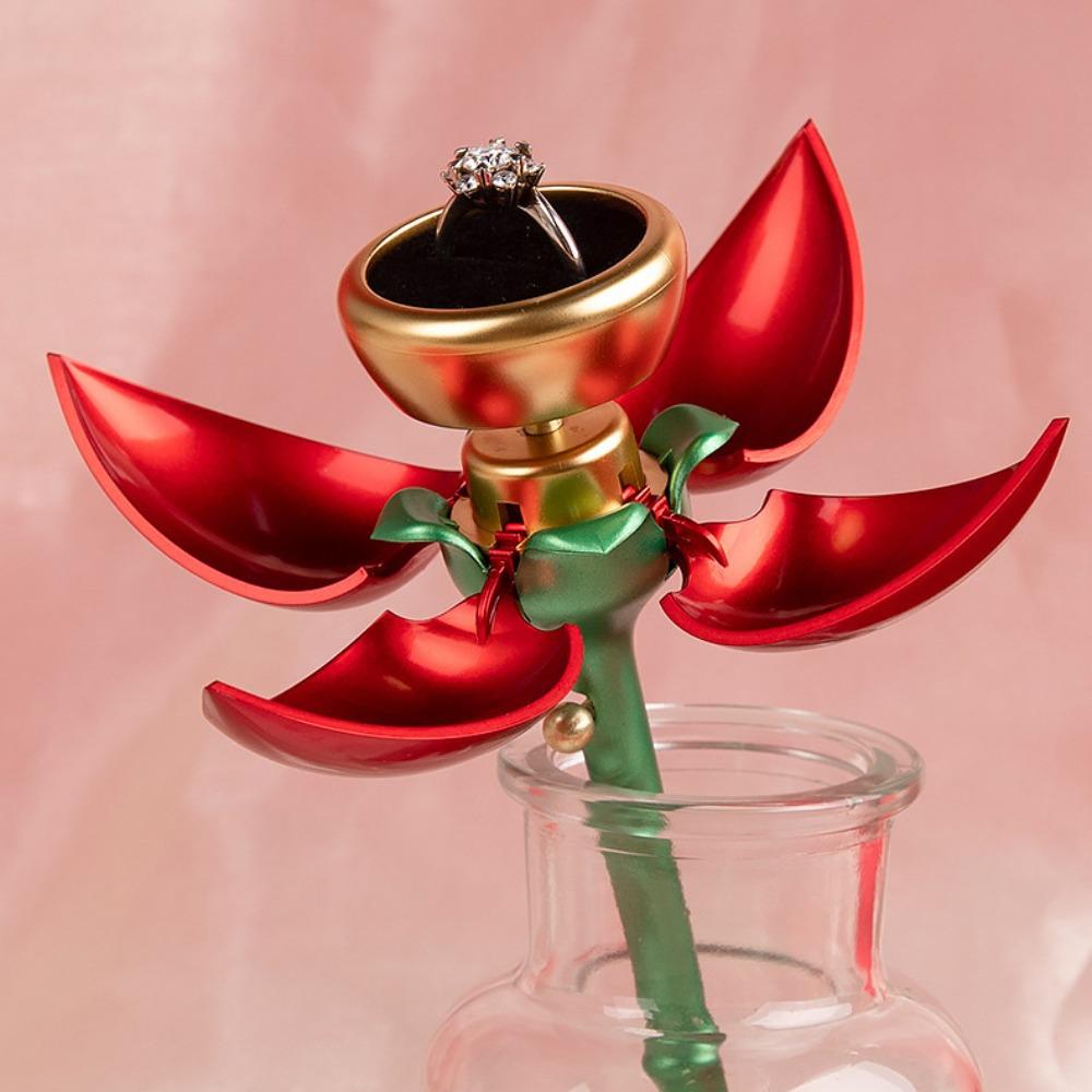 Waterproof Flower Proposal Ring Box Dustproof Rose Ring Box Auto Blooming Jewelry Box Engagement
Waterproof Flower Proposal Ring Box Dustproof Rose Ring Box Auto Blooming Jewelry Box Engagement