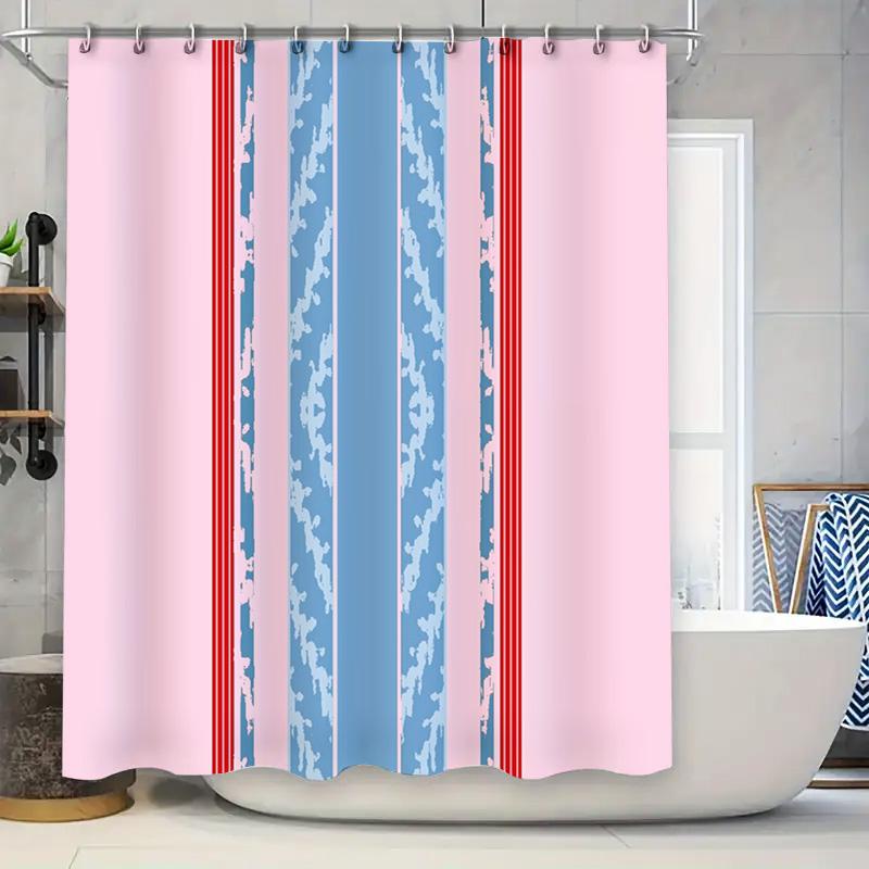 Pink Red Blue Shower Curtain Waterproof Bathroom Decor Customizable Printed Fabric Hanging Shower Cloth Set W60H190(CM)-1 Pcs
Pink Red Blue Shower Curtain Waterproof Bathroom Decor Customizable Printed Fabric Hanging Shower Cloth Set W60H190(CM)-1 Pcs