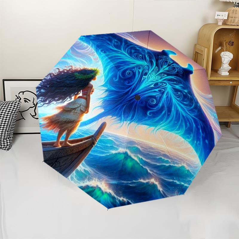 Moana Te Ka Print Umbrella, Auto Open/Close, Windproof UV Protection Travel Umbrella
Moana Te Ka Print Umbrella, Auto Open/Close, Windproof UV Protection Travel Umbrella