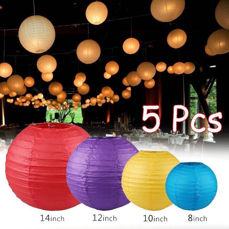5 шт. 8/10/12/14 дюймов декоративный бумажный лампион Lampion Ball Festival поставляет китайский бумажный фонарь для украшения свадебной вечеринки
5 шт. 8/10/12/14 дюймов декоративный бумажный лампион Lampion Ball Festival поставляет китайский бумажный фонарь для украшения свадебной вечеринки
