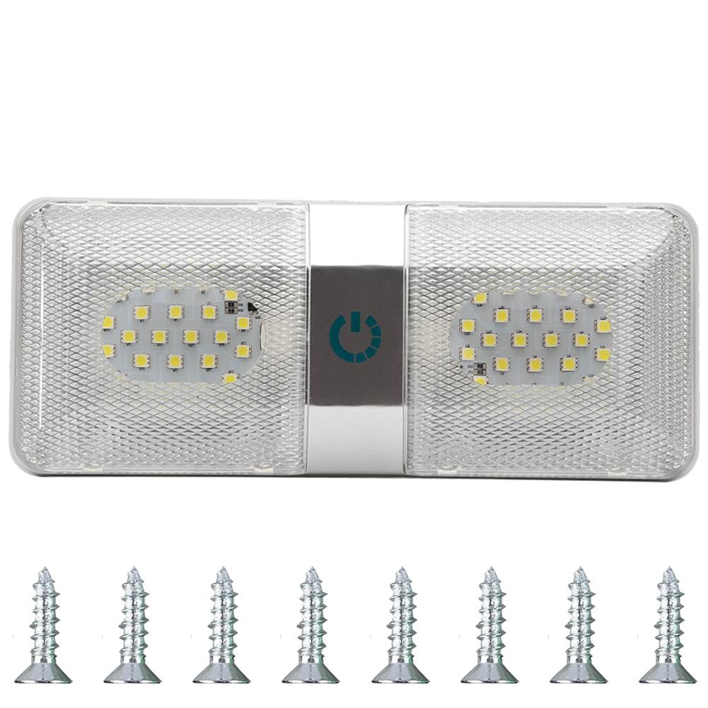DC11-18V 6000-6500K 6W 48LED Двухрежимный автомобильный светильник для чтения с сенсорной регулировкой света для автодома, лодки
DC11-18V 6000-6500K 6W 48LED Двухрежимный автомобильный светильник для чтения с сенсорной регулировкой света для автодома, лодки
