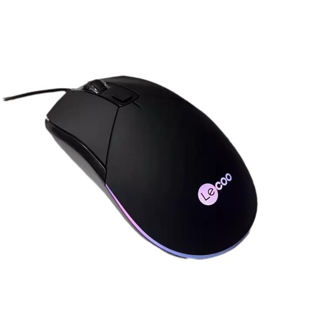LECOO MS120 USB Wired Mouse with LED Light for Notebook Desktop PC Optical Precision Ergonomic Mice As Shown A
LECOO MS120 USB Wired Mouse with LED Light for Notebook Desktop PC Optical Precision Ergonomic Mice As Shown A