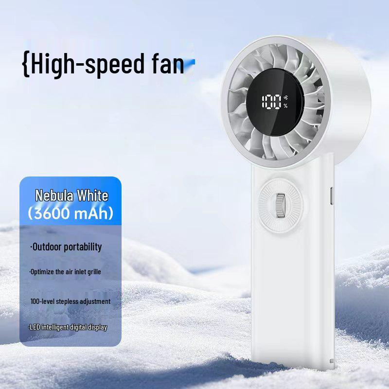 X20 High-Speed Handheld Fan: 100-Speed, Strong Wind, Digital Display, Long Battery Life, Portable Cooling. Standard белый
X20 High-Speed Handheld Fan: 100-Speed, Strong Wind, Digital Display, Long Battery Life, Portable Cooling. Standard белый