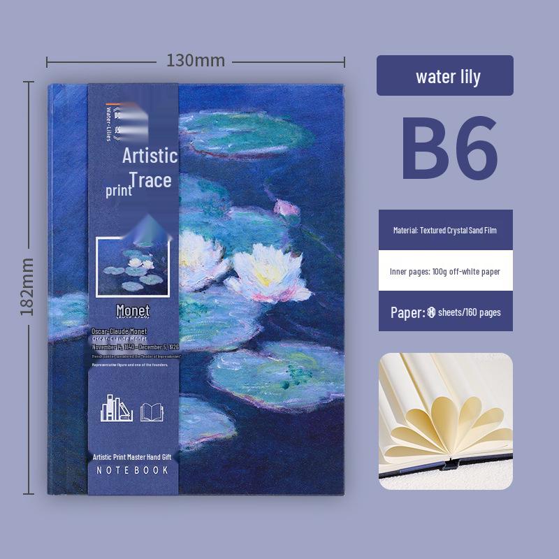 Custom Oil Painting Hardcover Travel Diary: Monet & Van Gogh Blank Notebook Without Belly Band
Custom Oil Painting Hardcover Travel Diary: Monet & Van Gogh Blank Notebook Without Belly Band