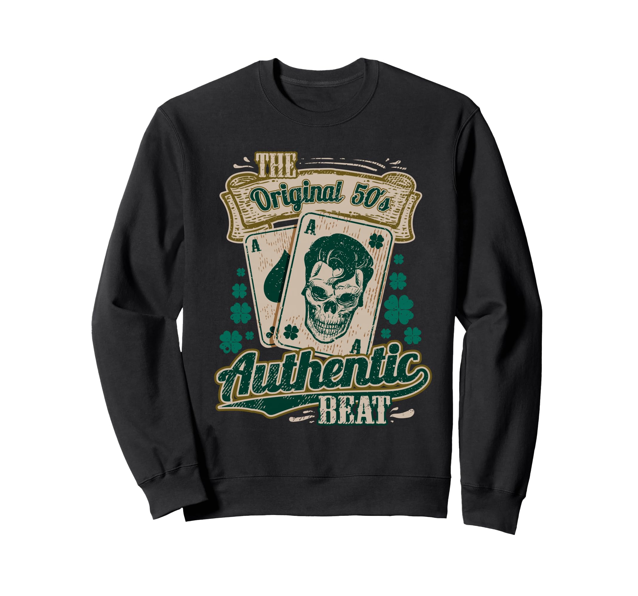 Rockabilly Shamrock Skull Tattoo Day Sweatshirt St. Patrick s чёрный
Rockabilly Shamrock Skull Tattoo Day Sweatshirt St. Patrick s чёрный