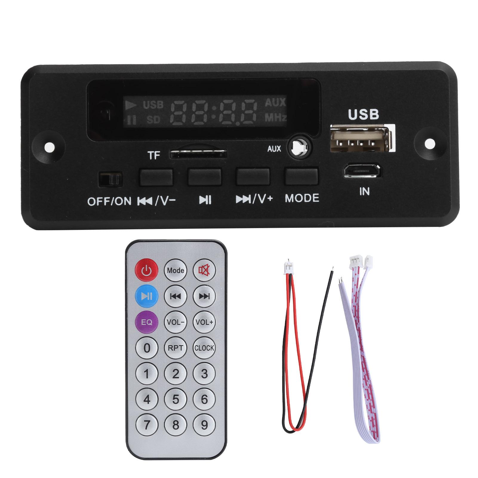 Плата декодування TF02CAV 12V5V Універсальний модуль декодування WAV FM MP3 підсилювач Плата декодера
Плата декодування TF02CAV 12V5V Універсальний модуль декодування WAV FM MP3 підсилювач Плата декодера