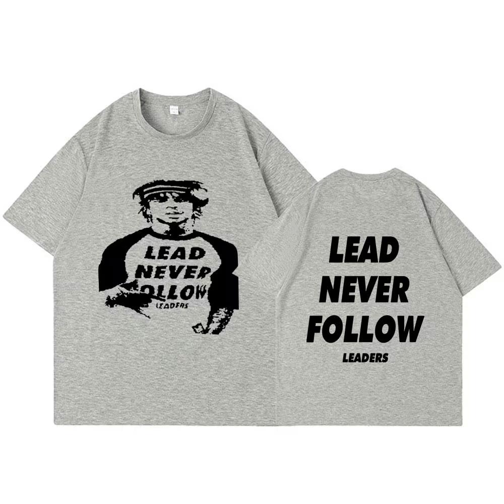 Rapper Chief Keef Lead Never Follow Leaders T Shirt Men Hip Hop Vintage T-shirt 100% Cotton Casual Soft Oversized T-shirts XL
Rapper Chief Keef Lead Never Follow Leaders T Shirt Men Hip Hop Vintage T-shirt 100% Cotton Casual Soft Oversized T-shirts XL