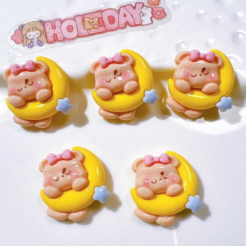 10Pcs New Kawaii Cartoon Animal Good Night Little Bear Series Resin Scrapbook Diy Jewelry Children Gift Hairpin Accessories A83
10Pcs New Kawaii Cartoon Animal Good Night Little Bear Series Resin Scrapbook Diy Jewelry Children Gift Hairpin Accessories A83
