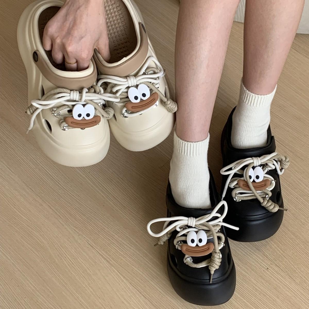 8Cm height-increasing hole shoes women s fun and funny summer new non-slip and breathable bag head slippers 39-40 чорний
8Cm height-increasing hole shoes women s fun and funny summer new non-slip and breathable bag head slippers 39-40 чорний