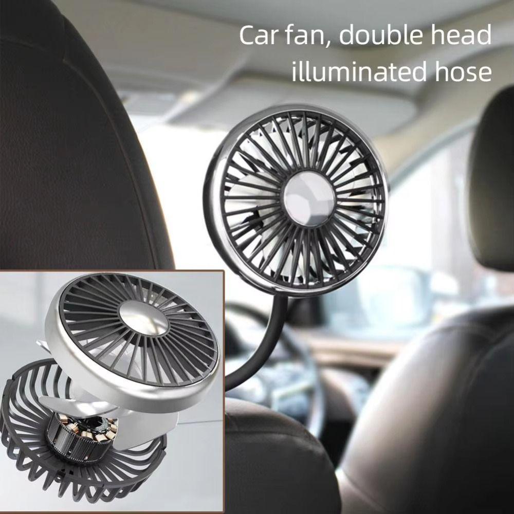 Adjustable Double-head Fan Vehicle-mounted Electric Magnetic Fan Universal Cooling Fan Auto чорний
Adjustable Double-head Fan Vehicle-mounted Electric Magnetic Fan Universal Cooling Fan Auto чорний