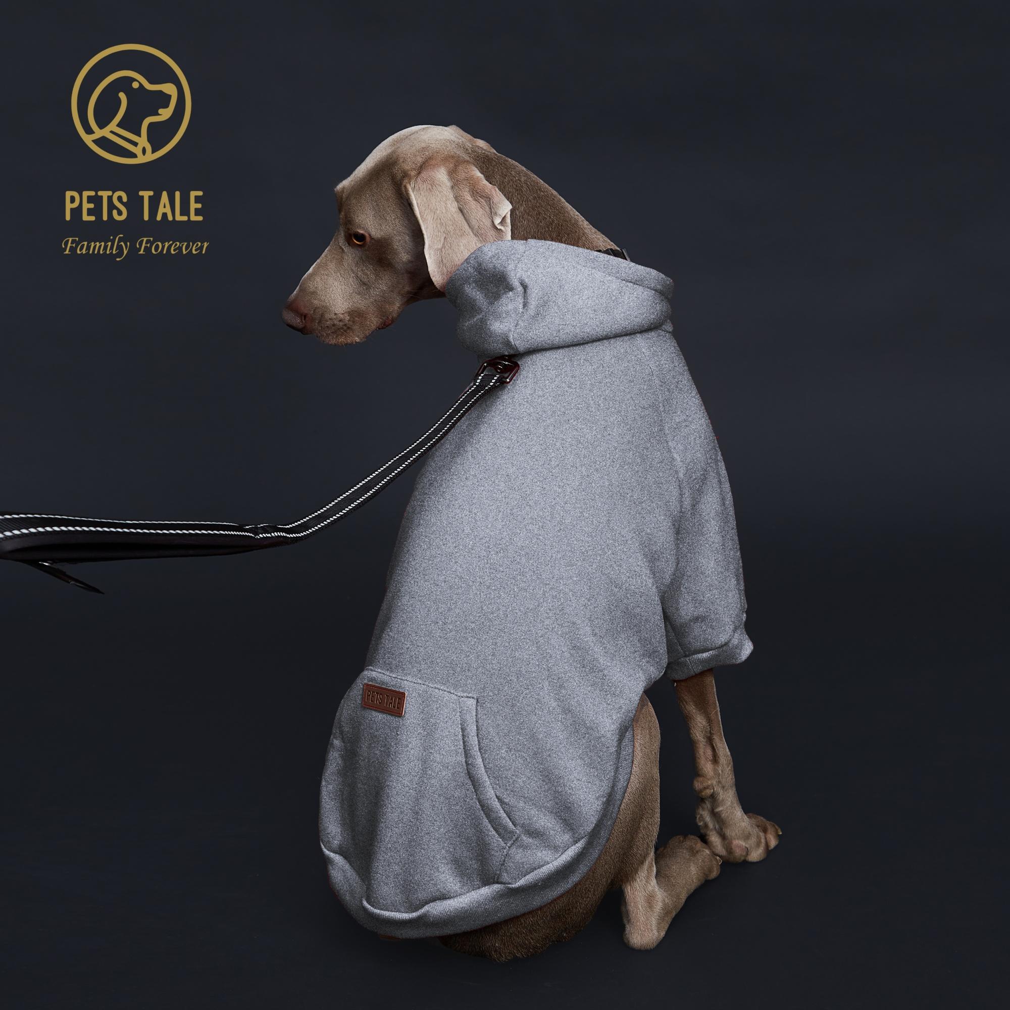Solid Color Dog Hoodie with Pocket, Leather Patch, Hook and Loop Fastener Collar - Available in 5 Colors XS(old) сірий
Solid Color Dog Hoodie with Pocket, Leather Patch, Hook and Loop Fastener Collar - Available in 5 Colors XS(old) сірий