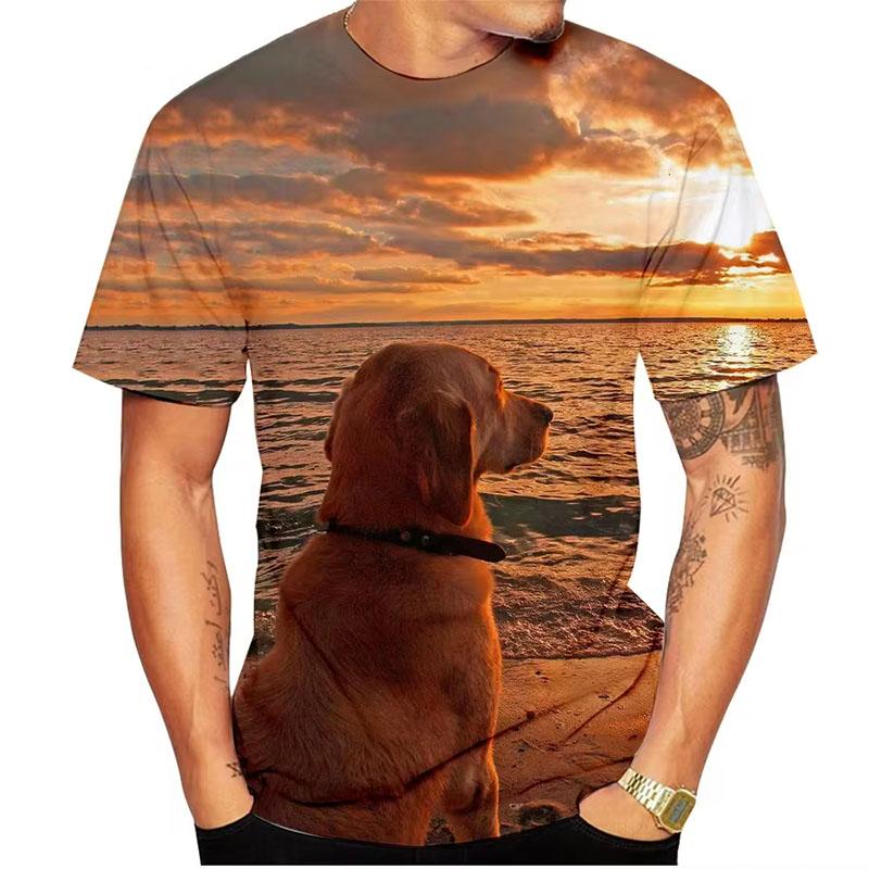 Летние футболки с 3D-принтом для мужчин и женщин, с коротким рукавом, золотистый ретривер, животные, большие футболки с изображением собак в стиле Харадзюку, топы, детская одежда L
Летние футболки с 3D-принтом для мужчин и женщин, с коротким рукавом, золотистый ретривер, животные, большие футболки с изображением собак в стиле Харадзюку, топы, детская одежда L