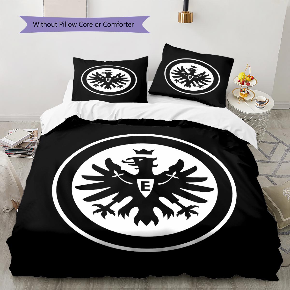Frankfurt Football Pattern Bedding,Quilt Set Quilt Cover Pillowcase Home Birthday Gift (1 * duvet cover + 2 * pillowcase, without core) 200x200cm
Frankfurt Football Pattern Bedding,Quilt Set Quilt Cover Pillowcase Home Birthday Gift (1 * duvet cover + 2 * pillowcase, without core) 200x200cm