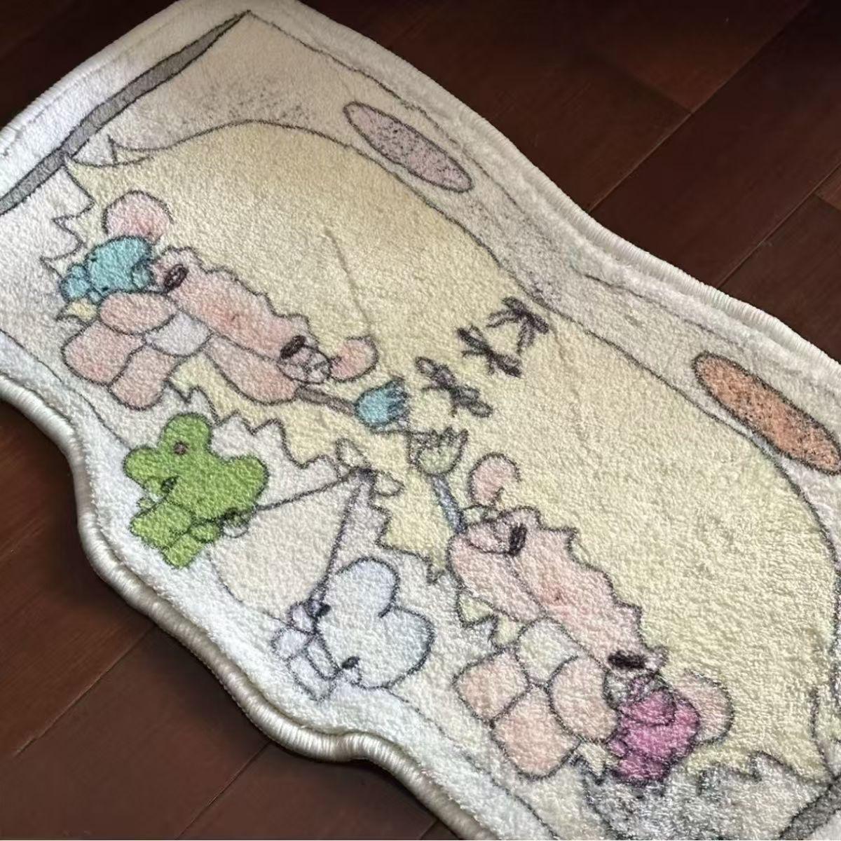 CODROK Cartoon Pattern Kids Bedroom Bedside Rug Cute Soft Fluffy Irregular Shape Carpets Kawaii Rugs Decor Home Room Area Rugs 40x70cm
CODROK Cartoon Pattern Kids Bedroom Bedside Rug Cute Soft Fluffy Irregular Shape Carpets Kawaii Rugs Decor Home Room Area Rugs 40x70cm