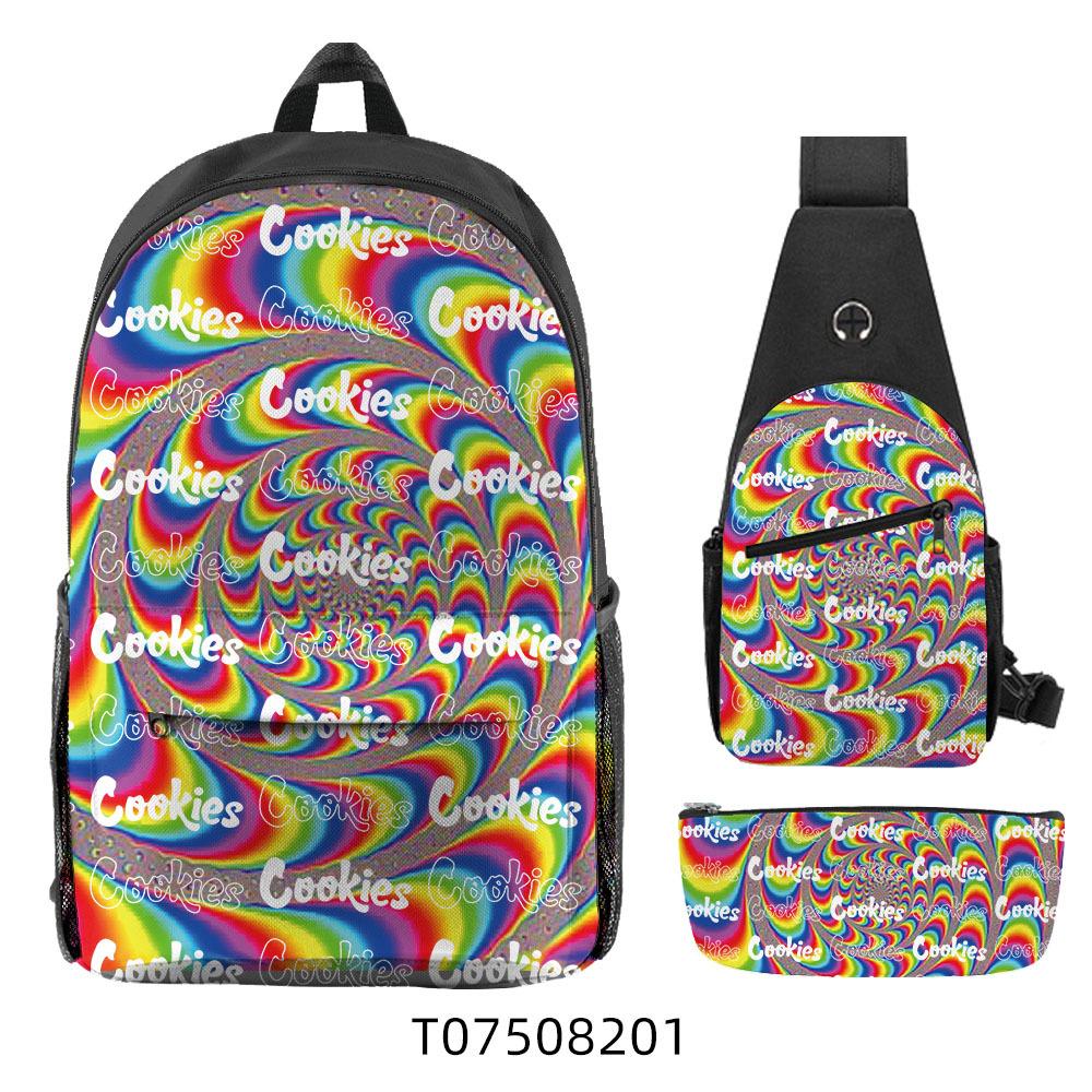 Cook Trend Backpack Oxford Cloth Anti-Splashing Simple Lightweight School Bag Multifunctional Bag three-piece backpack set
Cook Trend Backpack Oxford Cloth Anti-Splashing Simple Lightweight School Bag Multifunctional Bag three-piece backpack set