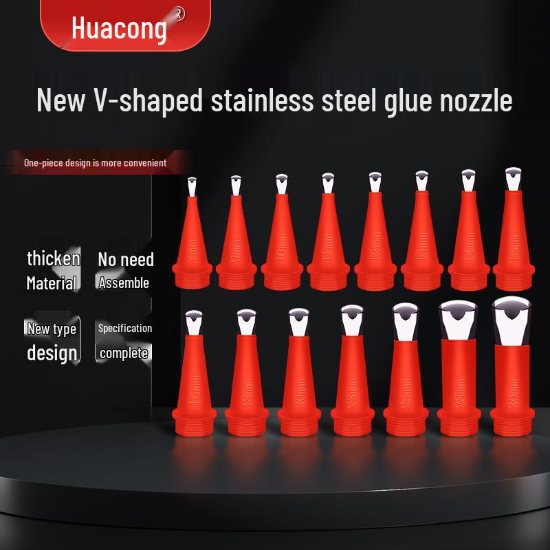 Dual-Use Stainless Steel V-Type Caulking Tool for Doors, Windows, and Glass Sealant None
Dual-Use Stainless Steel V-Type Caulking Tool for Doors, Windows, and Glass Sealant None