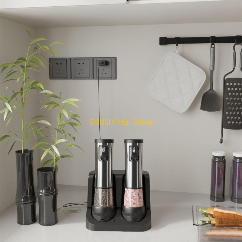 Cordless Electric Seasonings Mill Nonrust Steel Construction Ceramic Grinding Cores Double Speed Controling USB Charging D57B China Mainland
Cordless Electric Seasonings Mill Nonrust Steel Construction Ceramic Grinding Cores Double Speed Controling USB Charging D57B China Mainland