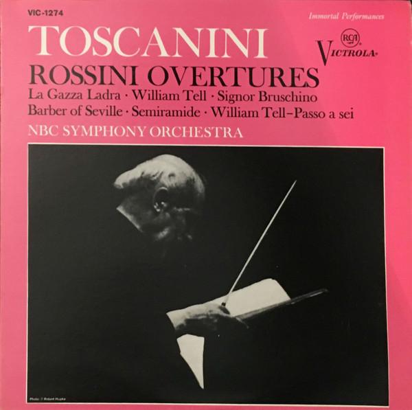 LP Record ARTURO TOSCANINI N. B. C. SYMPHONY Rossini Overtures VIC1274 RCA 1967 US Classical Used
LP Record ARTURO TOSCANINI N. B. C. SYMPHONY Rossini Overtures VIC1274 RCA 1967 US Classical Used