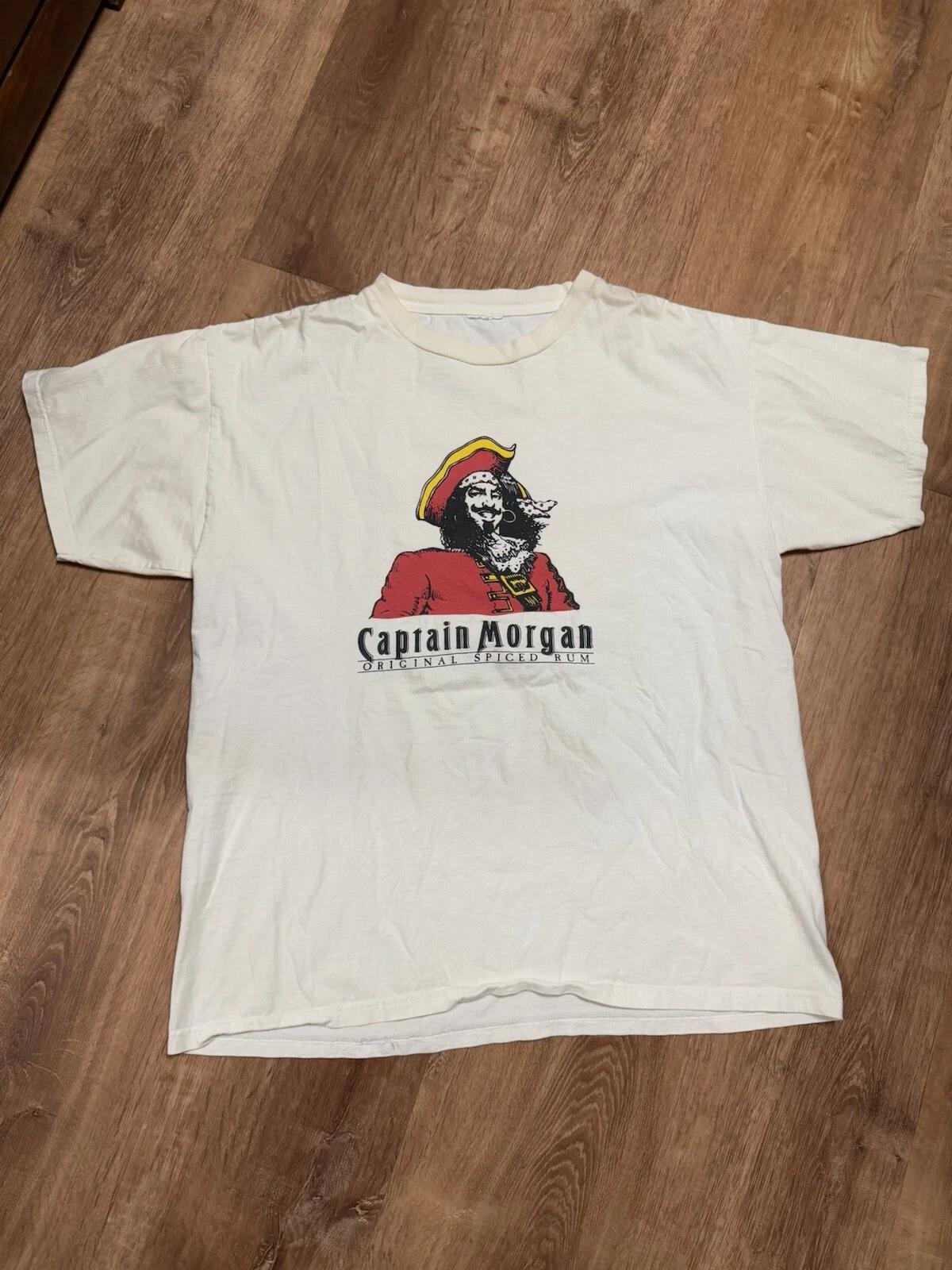 Vintage Captain Morgan Rum T T-Shirt USA Made Big Face 1996 Men’s XL White *Flaws 2XL
Vintage Captain Morgan Rum T T-Shirt USA Made Big Face 1996 Men’s XL White *Flaws 2XL