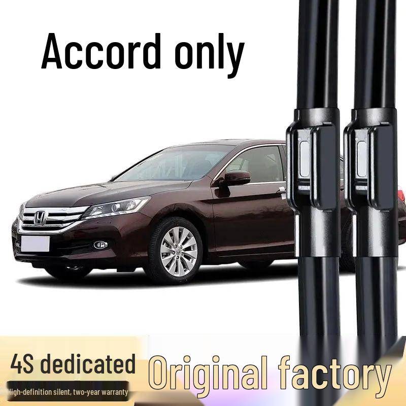 Frameless Wiper Blade for Honda Accord 9.5th Gen (2014-2015), Compatible with 9th & Half Gen, Model 15 Rubber Strip Accord 10th Gen (2018-present)
Frameless Wiper Blade for Honda Accord 9.5th Gen (2014-2015), Compatible with 9th & Half Gen, Model 15 Rubber Strip Accord 10th Gen (2018-present)