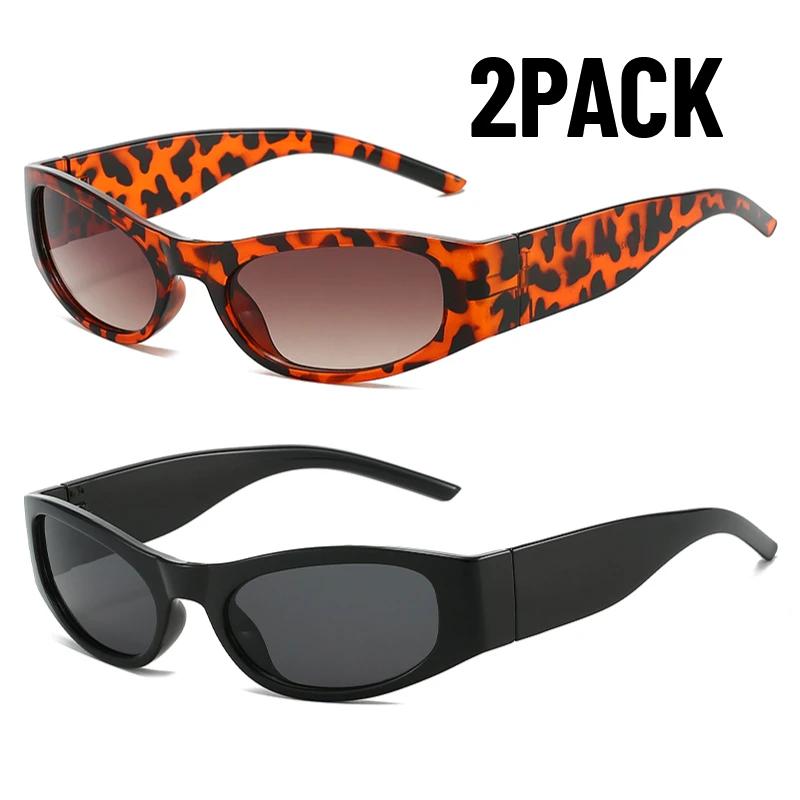 2PACK Small Frame Y2K Sunglasses Men New Ins Personality Brand Designer Square Glasses Women Futuristic Style Cycling Eyewear
2PACK Small Frame Y2K Sunglasses Men New Ins Personality Brand Designer Square Glasses Women Futuristic Style Cycling Eyewear