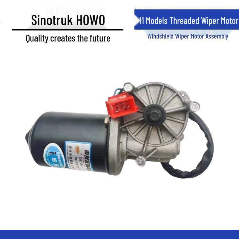 24V 80W Threaded Front Wiper Motor Assembly for Sinotruk Howo 11 Models Standard
24V 80W Threaded Front Wiper Motor Assembly for Sinotruk Howo 11 Models Standard