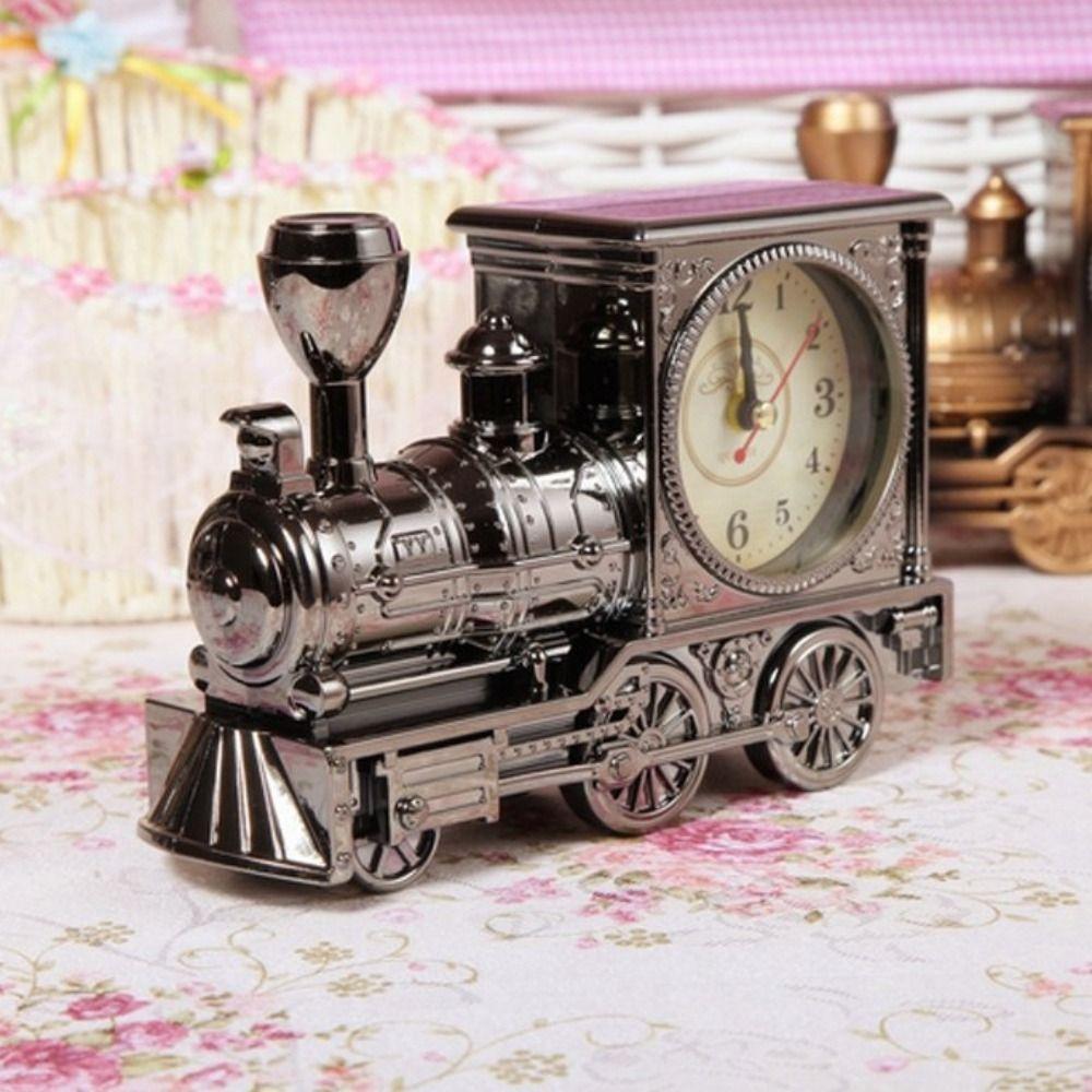 Cartoon Train Alarm Clock Plastic Desktop Clock Desk Sculpture Table Clock Home чёрный/золотой
Cartoon Train Alarm Clock Plastic Desktop Clock Desk Sculpture Table Clock Home чёрный/золотой