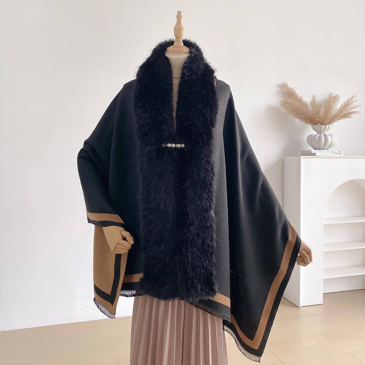 Autumn Winter Women Faux Fur Scraves Long Tassel Vintage Luxury Thickened Shawl Blanket Windproof Coldproof Scraf
Autumn Winter Women Faux Fur Scraves Long Tassel Vintage Luxury Thickened Shawl Blanket Windproof Coldproof Scraf