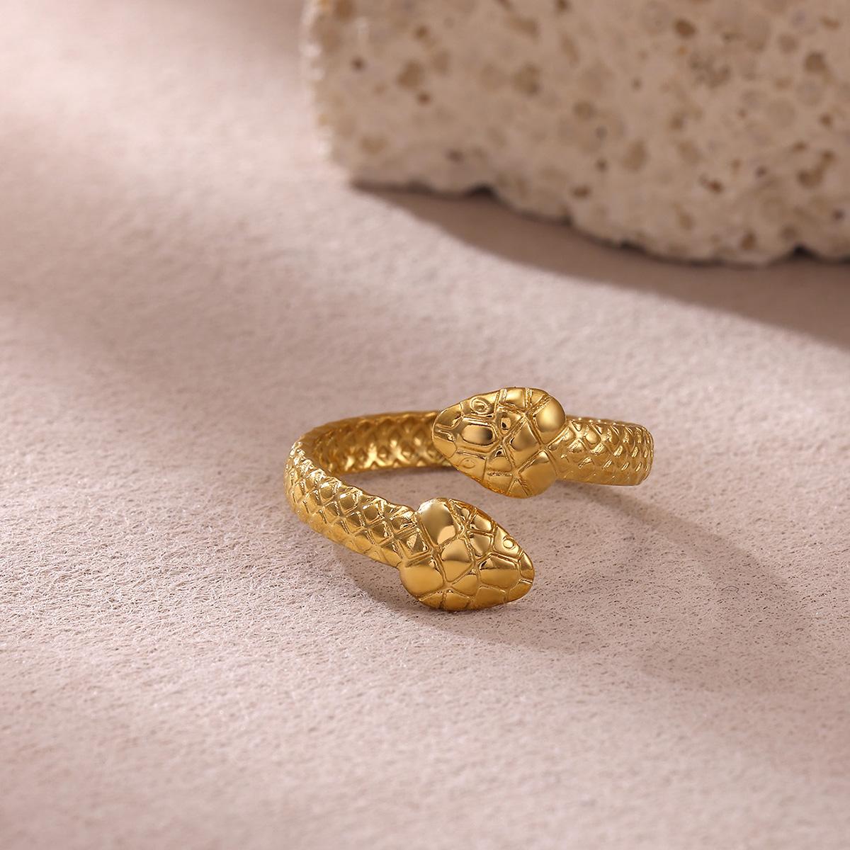 Wholesale Gold Color Rings For Women Unique Design Curved Snake Anillos Stainless Steel 2025 Waterproof Jewelry Unisex Punk Gift resizable
Wholesale Gold Color Rings For Women Unique Design Curved Snake Anillos Stainless Steel 2025 Waterproof Jewelry Unisex Punk Gift resizable