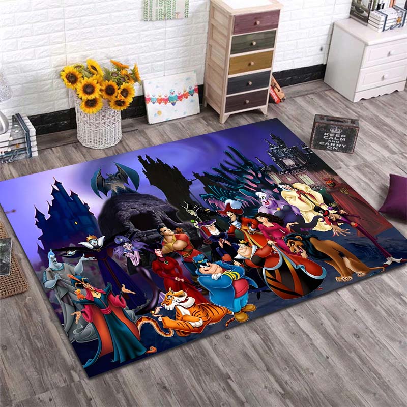 Multiple Sizes Disney Villains Evil Print Carpet for Living Room Bedroom Kid s Room Home Decor Area Rug Non-slip Mat for Gifts 40x60cm
Multiple Sizes Disney Villains Evil Print Carpet for Living Room Bedroom Kid s Room Home Decor Area Rug Non-slip Mat for Gifts 40x60cm