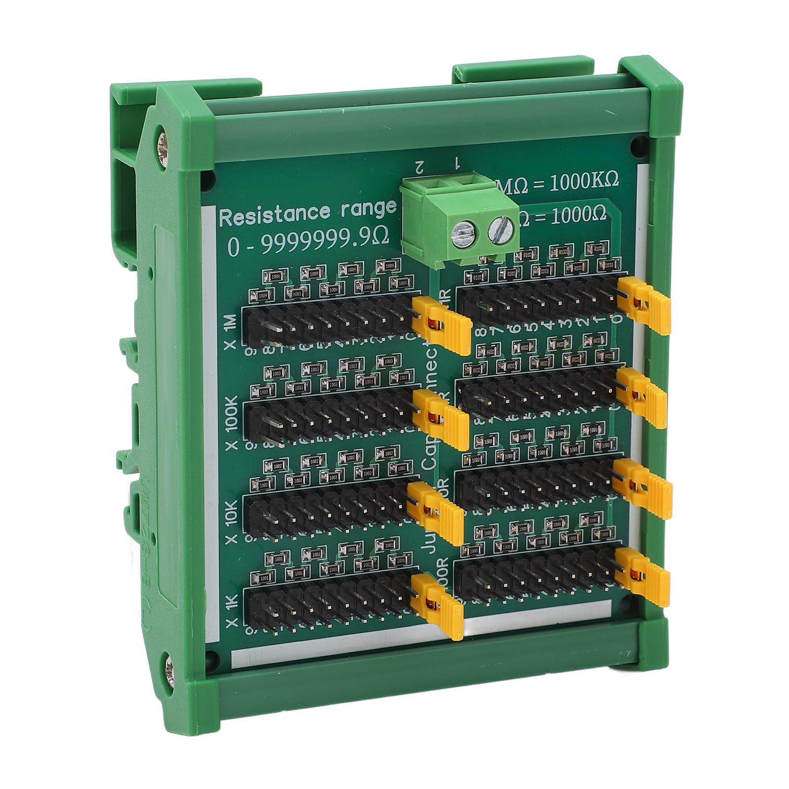 Resistor Board 0 to 9999999.9 Ohm PCB Programmable SMD Resistor Board with Terminals 220V
Resistor Board 0 to 9999999.9 Ohm PCB Programmable SMD Resistor Board with Terminals 220V