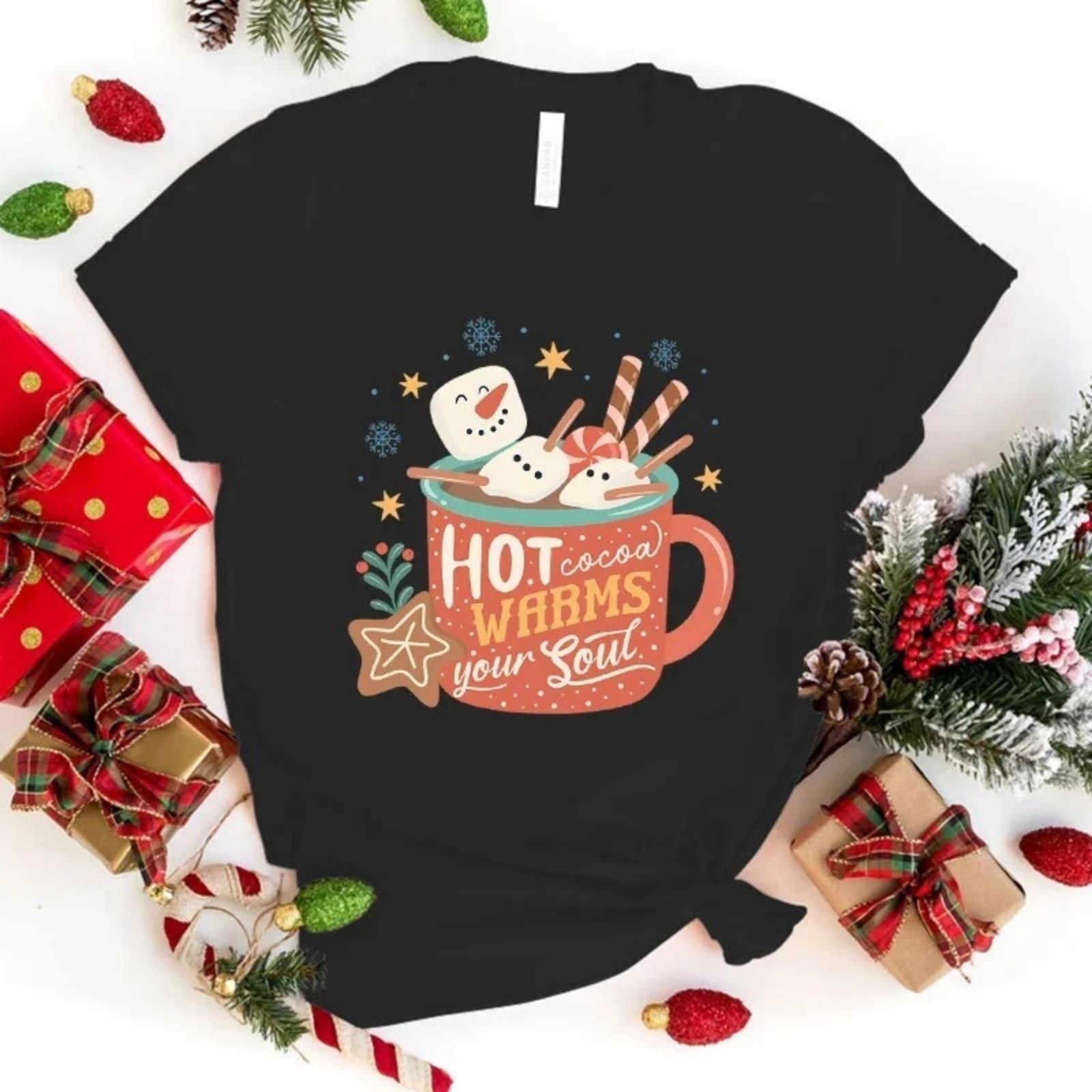 Funny Christmas Hot Cocoa Warms Your Soul Print T-Shirt Summer Casual Graphic T Shirt Women Men Short Sleeve Round Neck Shirts XXXXXL чорний
Funny Christmas Hot Cocoa Warms Your Soul Print T-Shirt Summer Casual Graphic T Shirt Women Men Short Sleeve Round Neck Shirts XXXXXL чорний