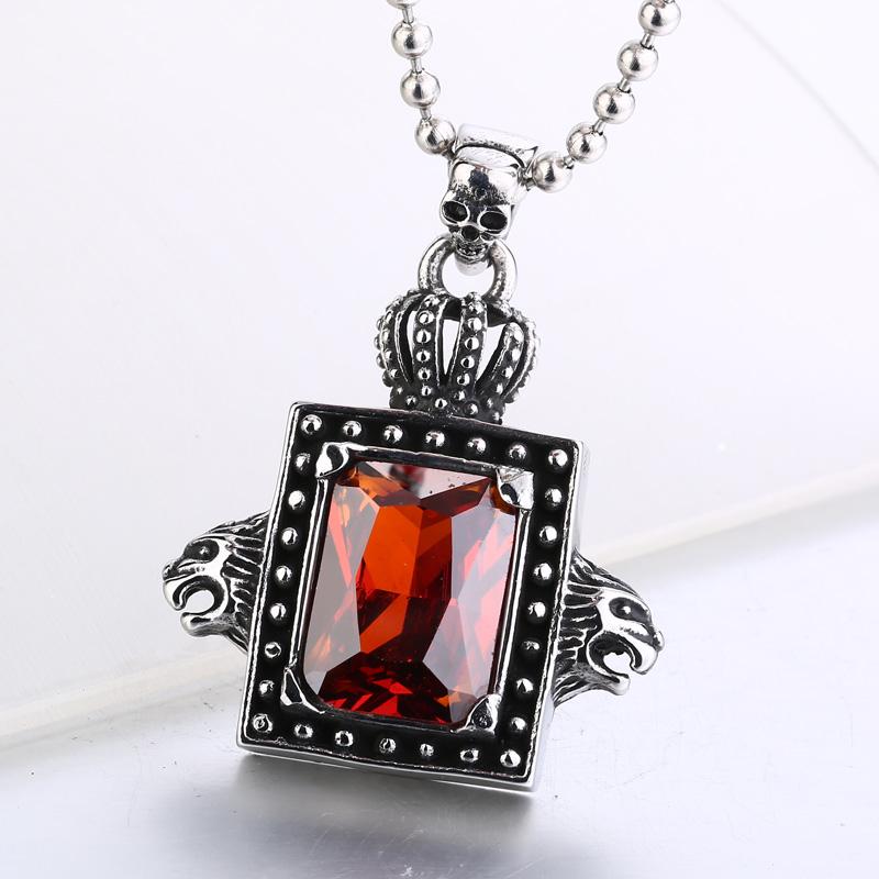 BEIER Indian Charm New Lion Of The King Crown Pendants Necklace Stainless Steel Jewelry For Man And Boy LLBP8-140P червоний
BEIER Indian Charm New Lion Of The King Crown Pendants Necklace Stainless Steel Jewelry For Man And Boy LLBP8-140P червоний