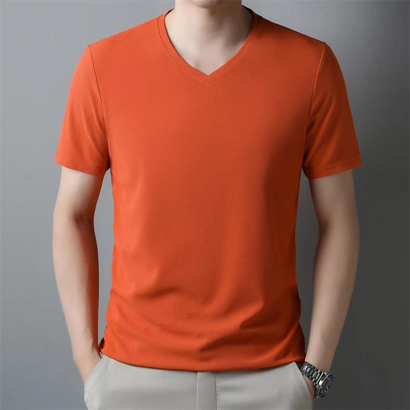 Men s New Waffle V Neck Short Sleeved T-shirt Summer Comfortable Top L
Men s New Waffle V Neck Short Sleeved T-shirt Summer Comfortable Top L
