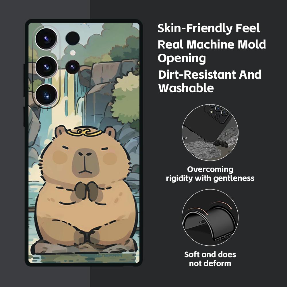 Cute cartoon C-Capybara Phone Case For Samsung Galaxy S25 S24 S23 S22 S21 S20 Plus Ultra Note20 Soft Black Galaxy S25 Edge
Cute cartoon C-Capybara Phone Case For Samsung Galaxy S25 S24 S23 S22 S21 S20 Plus Ultra Note20 Soft Black Galaxy S25 Edge