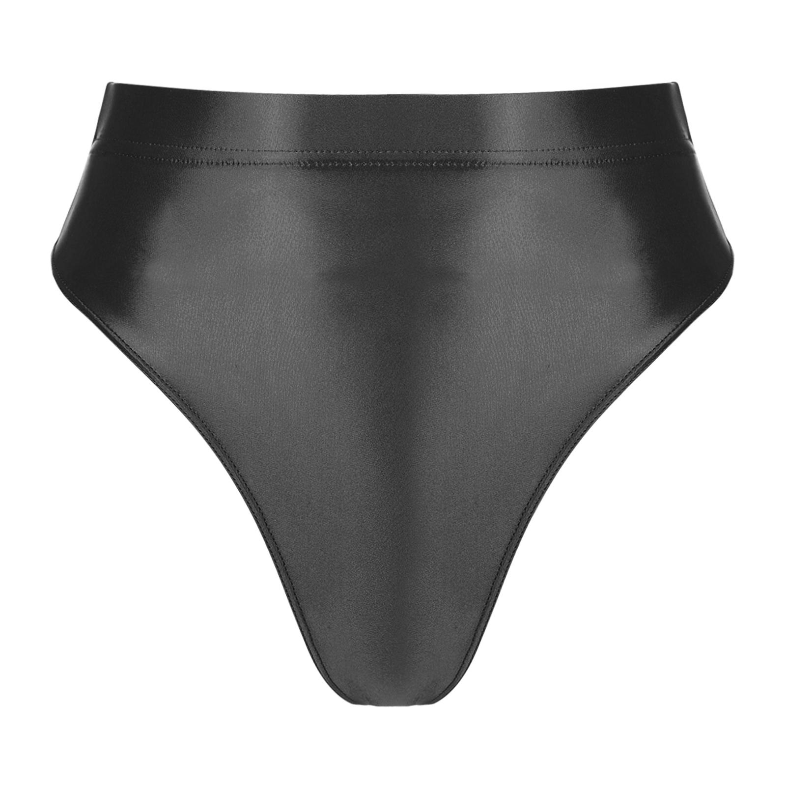 Женские блестящие стринги с высокой талией, эластичные трусы, однотонное нижнее белье для плавания M чёрный
Женские блестящие стринги с высокой талией, эластичные трусы, однотонное нижнее белье для плавания M чёрный