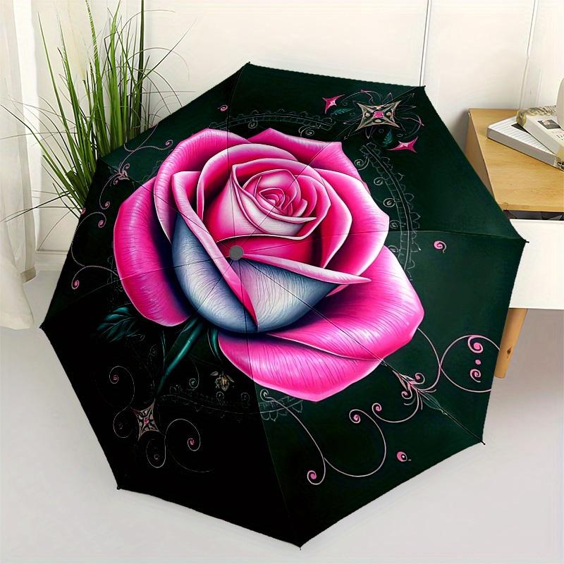 1pc Pink Rose Mandala Design Umbrella with Plastic Handle,Suitable for All Seasons Home Travel Outdoor UmbrellaM1292
1pc Pink Rose Mandala Design Umbrella with Plastic Handle,Suitable for All Seasons Home Travel Outdoor UmbrellaM1292