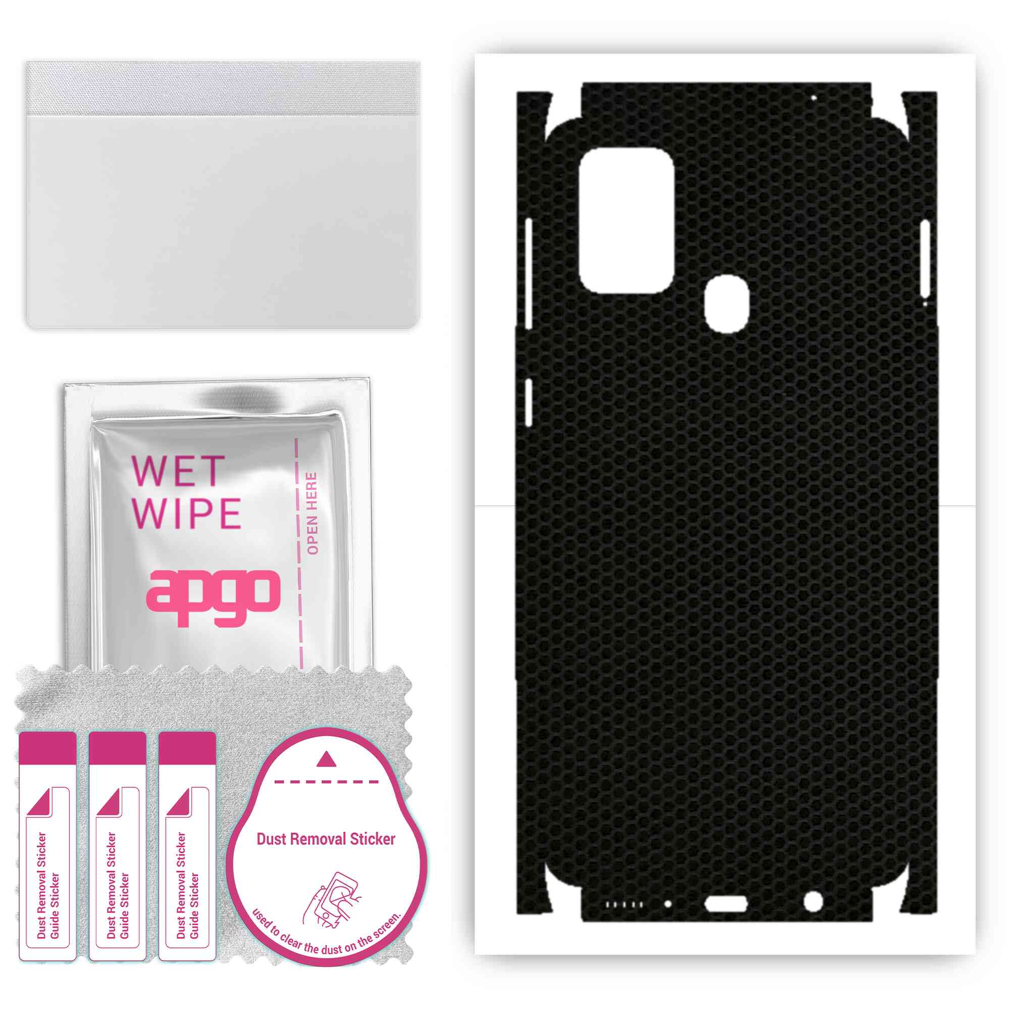Apgo Protective Skin Sticker for the back+sides compatible with Samsung Galaxy M31, Full Wrap Film, Foil, Vinyl - Pattern Matrix
Apgo Protective Skin Sticker for the back+sides compatible with Samsung Galaxy M31, Full Wrap Film, Foil, Vinyl - Pattern Matrix