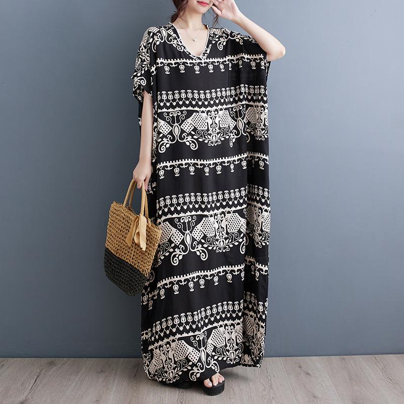 DIMANAF 2024 платье больших размеров женский летний сарафан с v-образным вырезом богемный свободный макси-платье большого размера с цветочным принтом 5470 One Size чёрный
DIMANAF 2024 платье больших размеров женский летний сарафан с v-образным вырезом богемный свободный макси-платье большого размера с цветочным принтом 5470 One Size чёрный