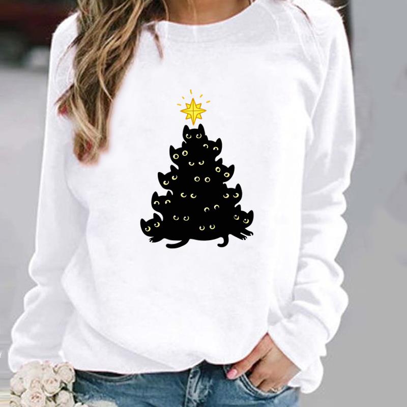 (Азиатский размер) Кошка с мультяшным трендом, с Рождеством, Новым годом, для женщин, с принтом, для леди, с праздничным принтом, модные повседневные пуловеры, одежда, свитшоты с графикой
(Азиатский размер) Кошка с мультяшным трендом, с Рождеством, Новым годом, для женщин, с принтом, для леди, с праздничным принтом, модные повседневные пуловеры, одежда, свитшоты с графикой