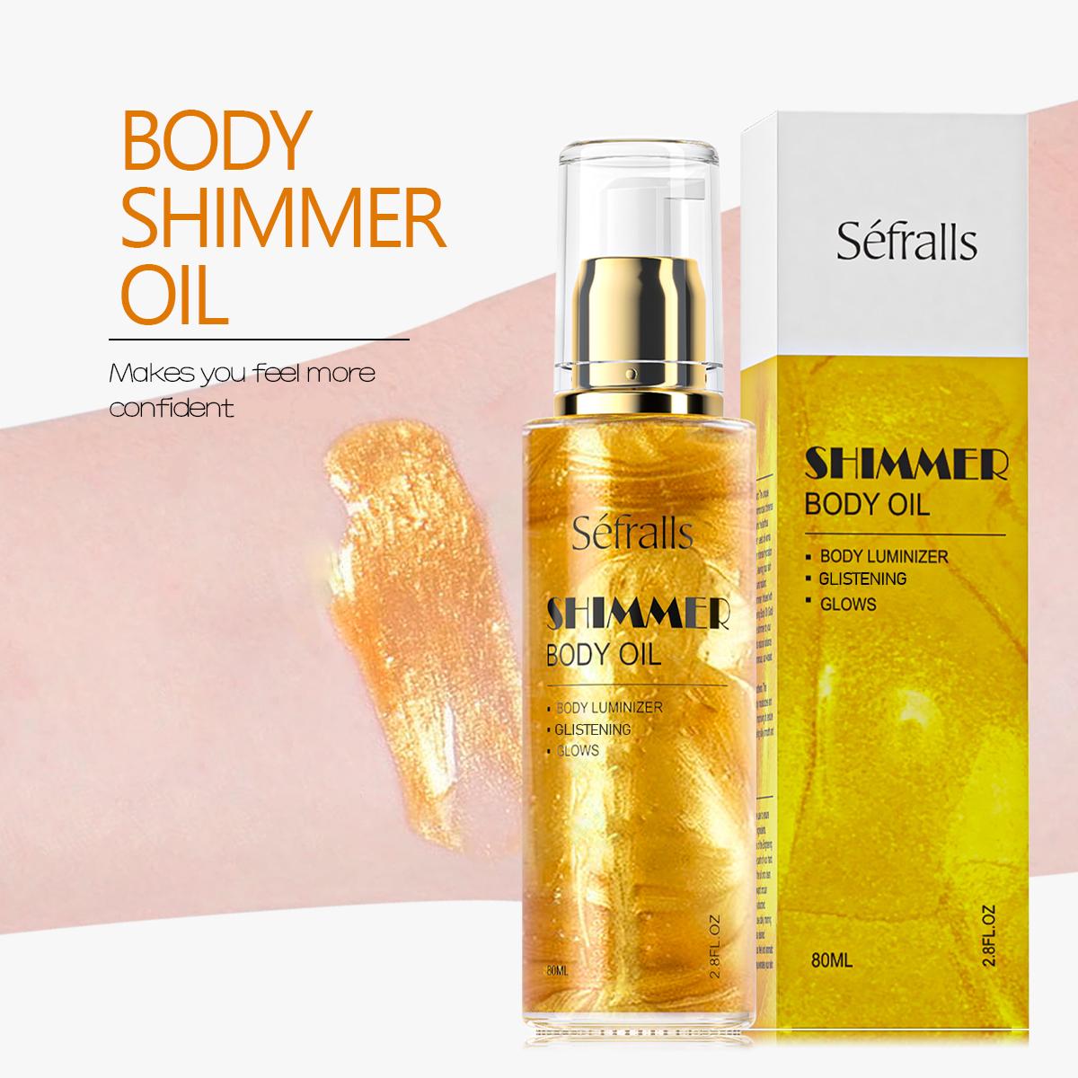 Масло для тела Séfralls Shimmer Body Oil 80 мл, жидкий люминайзер для лица и тела, увлажняющий легкий мерцающий блеск, жидкий хайлайтер для макияжа Роскошное масло для кожи тела золотой
Масло для тела Séfralls Shimmer Body Oil 80 мл, жидкий люминайзер для лица и тела, увлажняющий легкий мерцающий блеск, жидкий хайлайтер для макияжа Роскошное масло для кожи тела золотой