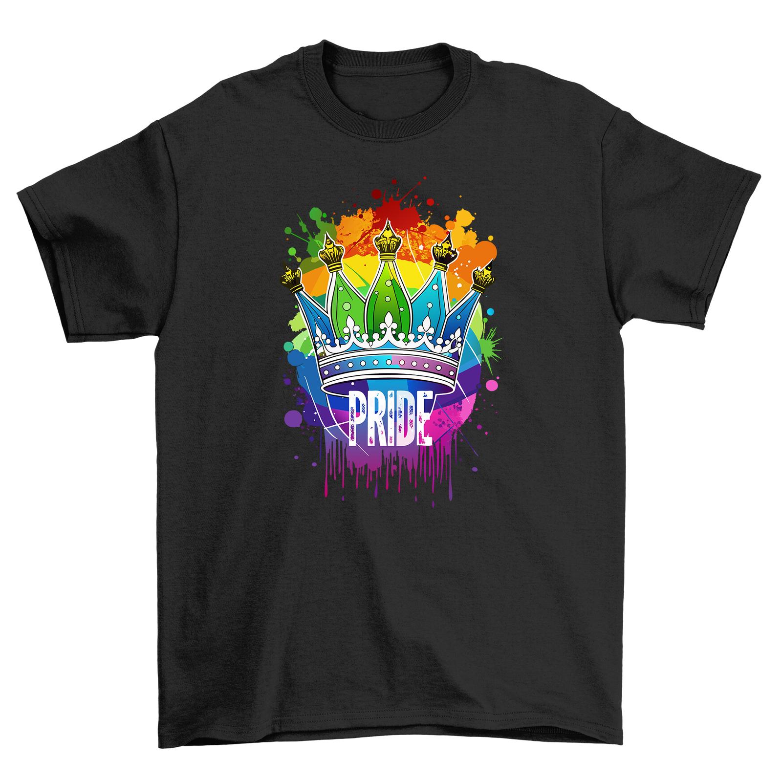 Pride_49 Rainbow Crown Funny T-Shirt Mens Womens Tees Top - Rule with Royalty! Vivid colors, Funny Un M
Pride_49 Rainbow Crown Funny T-Shirt Mens Womens Tees Top - Rule with Royalty! Vivid colors, Funny Un M