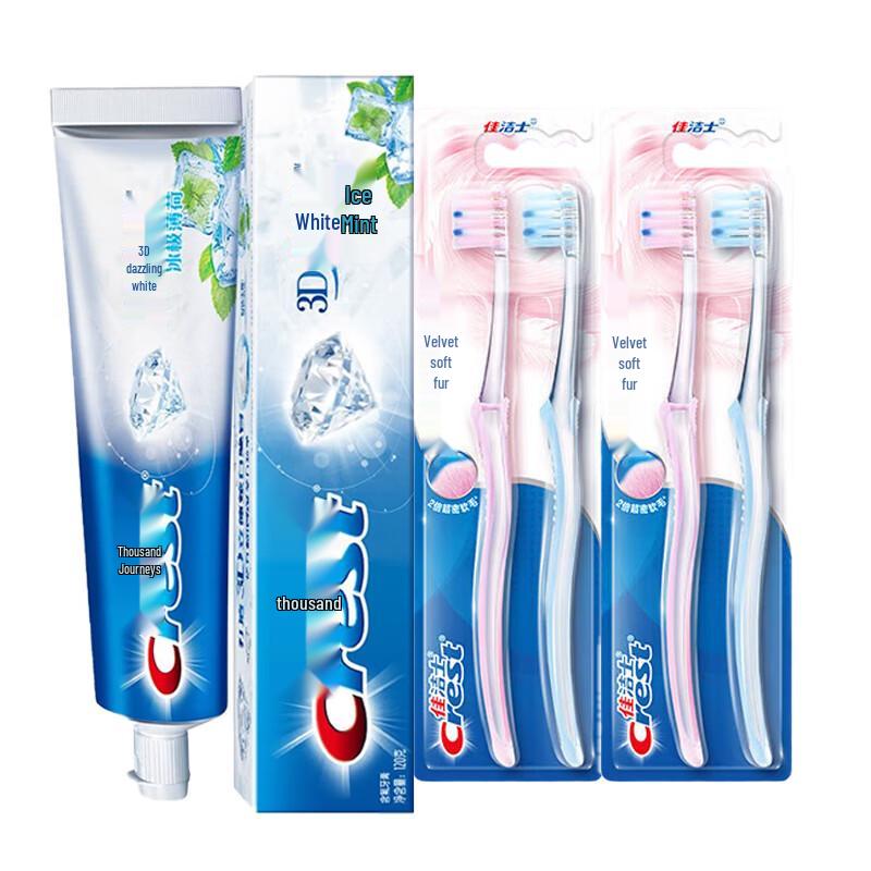 Набор Crest 3D White Арктическая мята Зубная паста и Щетка для ухода за деснами Velvet
Набор Crest 3D White Арктическая мята Зубная паста и Щетка для ухода за деснами Velvet