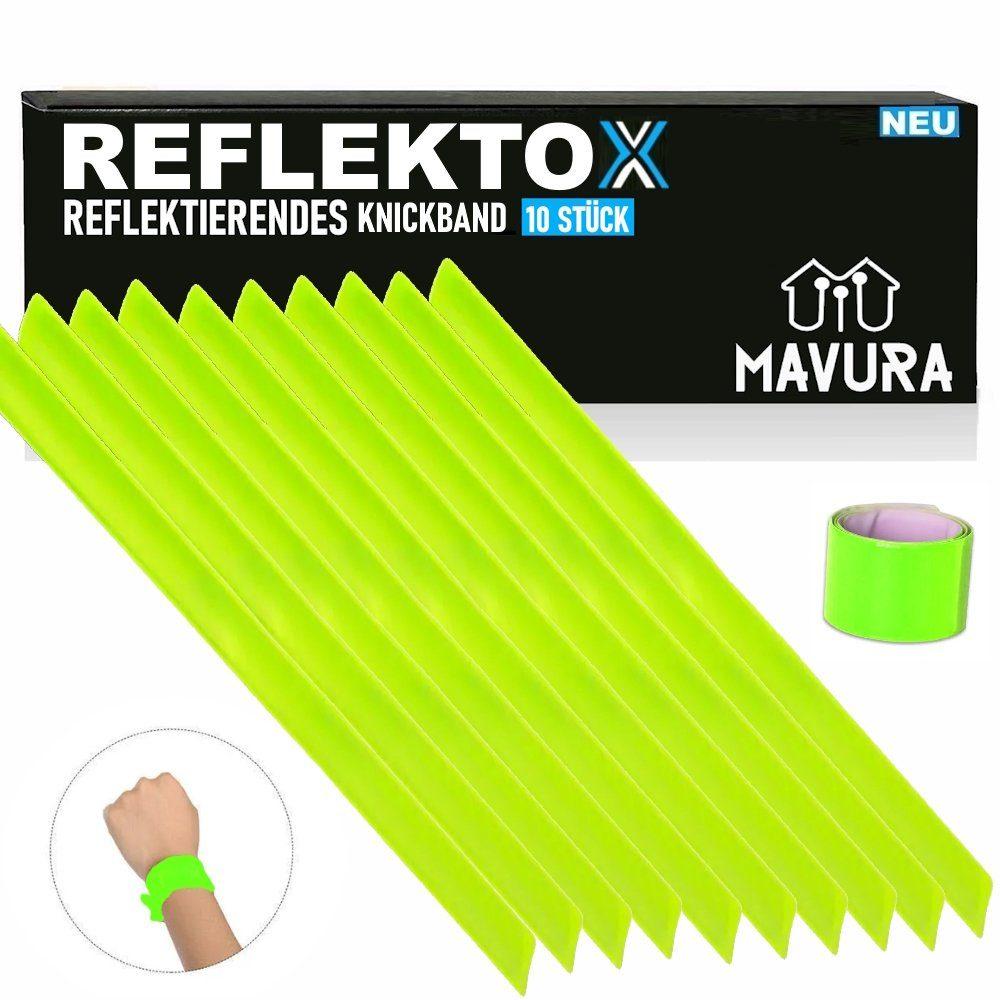 REFLEKTOX Світловідбиваючий браслет-застібка Світловідбиваюча стрічка Браслет-ляпанець Світловий браслет 10 шт.
REFLEKTOX Світловідбиваючий браслет-застібка Світловідбиваюча стрічка Браслет-ляпанець Світловий браслет 10 шт.
