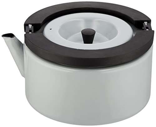 CB Japan 1.6L Flat Kettle with Tea Strainer, Gray, Induction Compatible, Enamel, Copan
CB Japan 1.6L Flat Kettle with Tea Strainer, Gray, Induction Compatible, Enamel, Copan