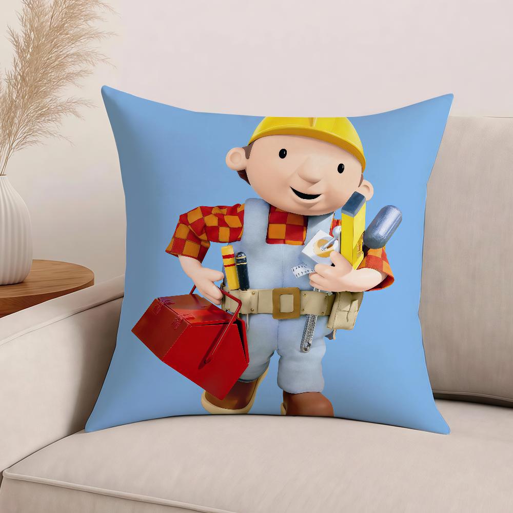 Cartoon B-Bob the B-Builder Pillow Case Office Cushions Suitable For Sofa Car Bedroom Decorative Cushion Cover 30cm x 30cm
Cartoon B-Bob the B-Builder Pillow Case Office Cushions Suitable For Sofa Car Bedroom Decorative Cushion Cover 30cm x 30cm