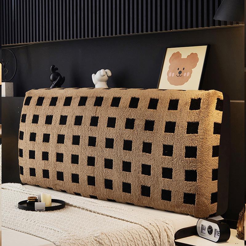 Plaid Thickened Bedside Headboard Cover 120*60cm for 110-140cm headboard
Plaid Thickened Bedside Headboard Cover 120*60cm for 110-140cm headboard