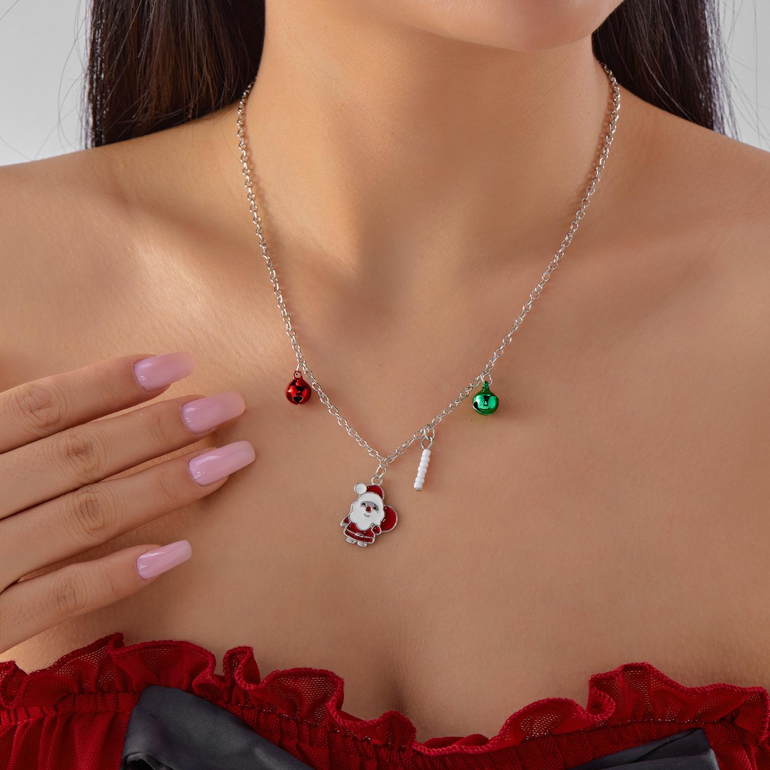 Delicate Colorful Bells Crystal Snowflake Christmas Tree Pendant Necklace For Women Fashion Xmas Clavicle Choker Party Zircon
Delicate Colorful Bells Crystal Snowflake Christmas Tree Pendant Necklace For Women Fashion Xmas Clavicle Choker Party Zircon